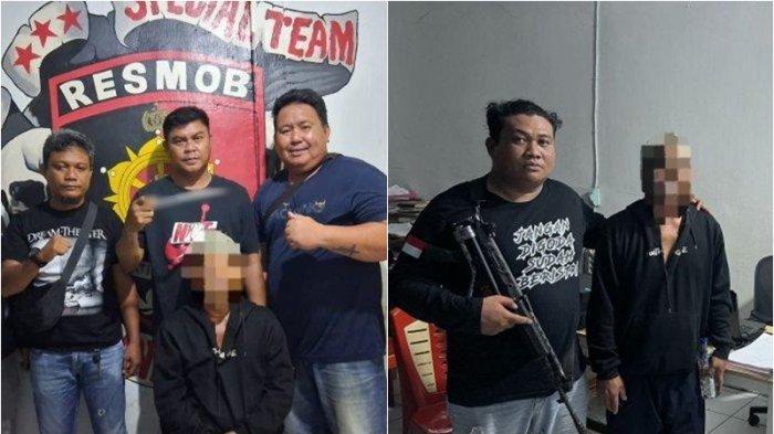 PENIKAMAN - Pelaku penikaman di Wangurer Barat Bitung, Sulawesi Utara ditangkap. Pelaku ternyata suami dari korban.
