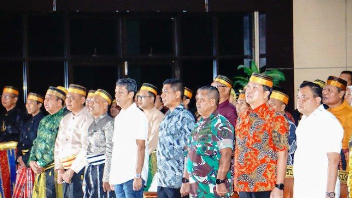 Pelantikan BPW KKSS Sulawesi Utara masa bakti 2024-2029 di Graha Gubernuran Manado, Sulut, Sabtu (8/6/2024) malam.