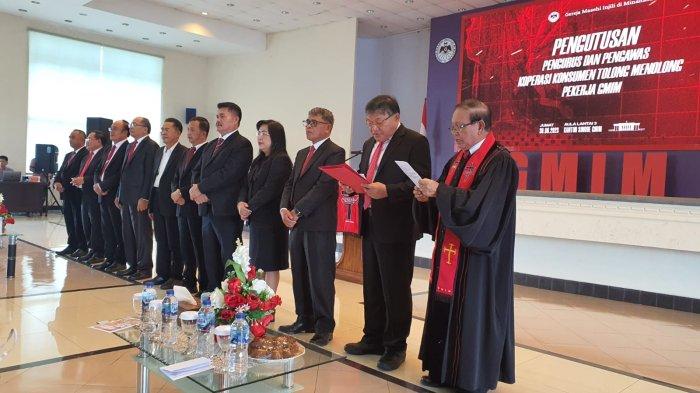 Pengurus dan Pengawas Koperasi Konsumen Tolong Menolong Pekerja GMIM
