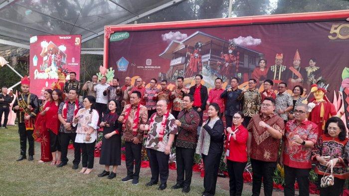 Penjabat Wali Kota Kotamobagu, Asripan Nani menghadiri acara closing Ceremony Discover North Sulawesi di Hotel Borobudur, Jakarta Pusat, Jumat (29/9/2023).