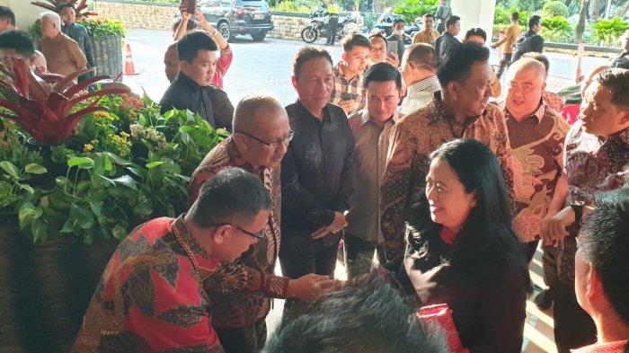 Penjabat Wali Kota Kotamobagu, Asripan Nani menghadiri acara closing Ceremony Discover North Sulawesi di Hotel Borobudur, Jakarta Pusat, Jumat (29/9/2023).