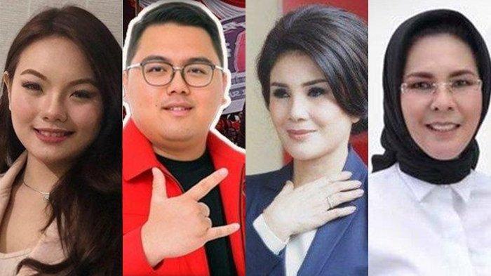 Perolehan Suara Sementara DPR RI Sulut, HBL 127 Ribu, Rio 83 Ribu, Jerry Kejar CEP, Felly Terancam. (Foto HBL, Rio, Felly dan Tatong)