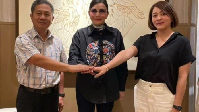 Pertemuan antar Ketua DPD l Christiany Eugenia Paruntu (CEP), Michaela Elsiana Paruntu, Petra Yani Rembang .