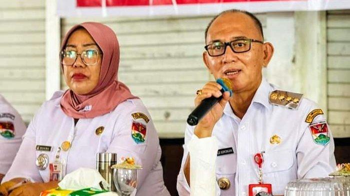 Pj Bupati Minahasa Tenggara Ronald Sorongan saat membuka rakor di Kecamatan Belang, Kabupaten Mitra, Sulawesi Utara (Sulut), Rabu 3 Juli 2024.