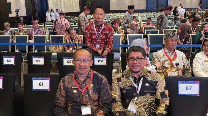 Pj Wali Kota Kotamobagu Asripan Nani menghadiri acara RBXperience dan Penyerahan Hasil Evaluasi RB, AKIP dan ZI Tahun 2023.