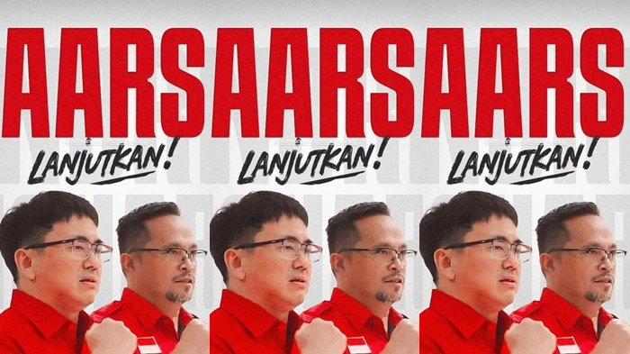 Poster Andrei Angouw dan Richard Sualang yang viral di media sosial.