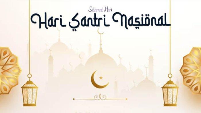 Poster Hari Santri Nasional (HSN) 2023.