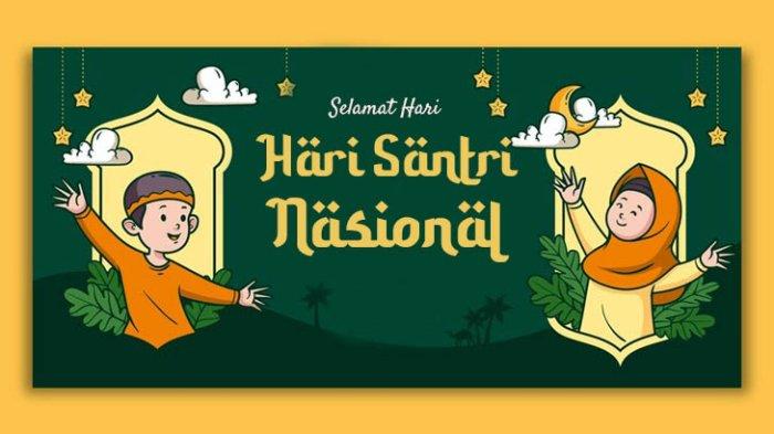 Poster Hari Santri Nasional (HSN) 2023.