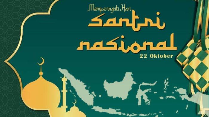 Poster Hari Santri Nasional (HSN) 2023.