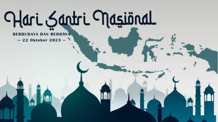 Poster Hari Santri Nasional (HSN) 2023.