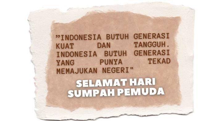 Poster Hari Sumpah Pemuda 2023