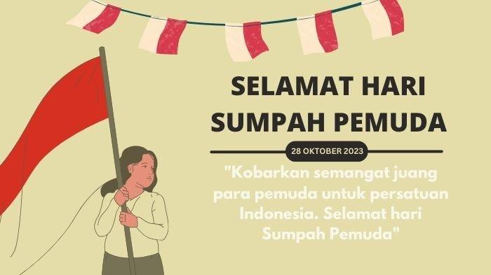 Poster Hari Sumpah Pemuda 2023