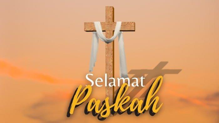 Poster Jumat Agung dan Paskah 2024