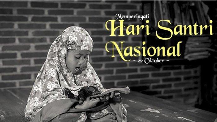 Poster Selamat Hari Santri Nasional (HSN) 2023.