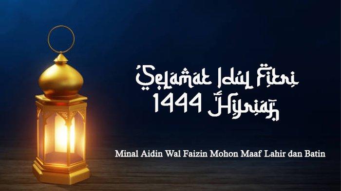 20 Poster Gambar Ucapan Selamat Idul Fitri 2023, Minal Aidin Wal Faizin