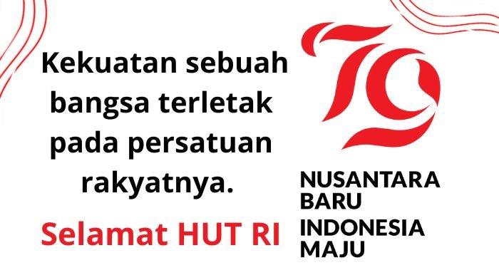 Poster Ucapan HUT RI ke 79 tahun, 17 Agustus 2024