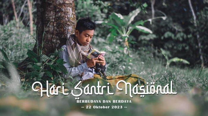 Poster Ucapan Selamat Hari Santri Nasional (HSN) 2023.