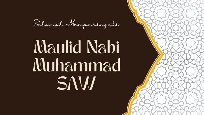 Poster Ucapan Selamat Maulid Nabi Muhammad SAW 2024