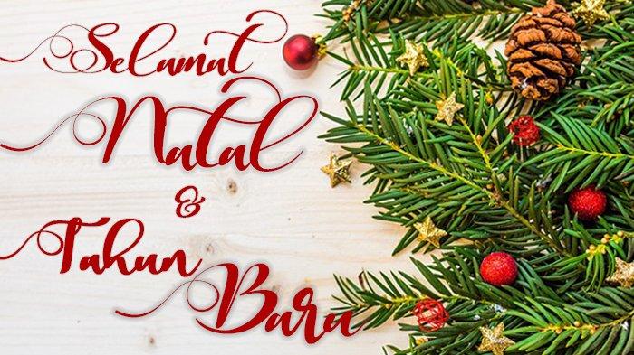 Poster Ucapan Selamat Natal 2023 dan Tahun Baru 2024