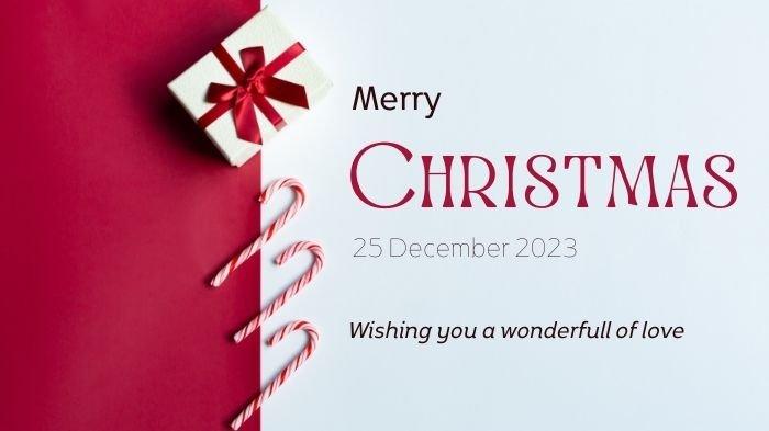 Poster Ucapan Selamat Natal 2023 dan Tahun Baru 2024