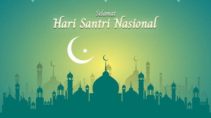 Poster ucapan Selamat Hari Santri Nasional (HSN).
