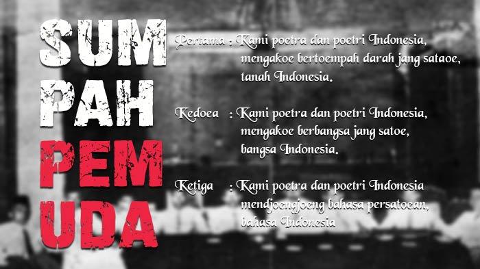 Poster ucapan Selamat Hari Sumpah Pemuda 2023.