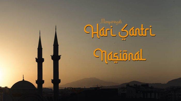 Poster ucapan selamat Hari Santri Nasional (HSN) 2023.