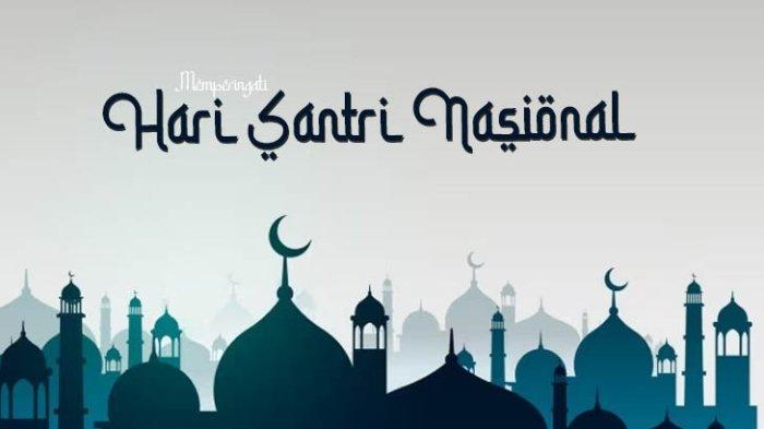 Poster ucapan selamat Hari Santri Nasional (HSN) 2023.