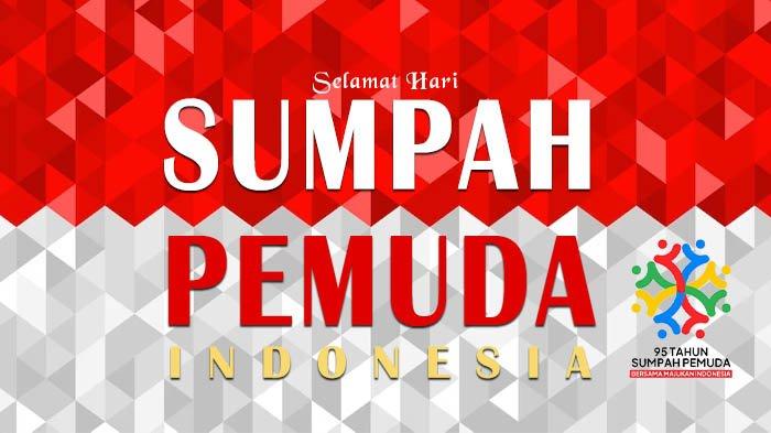 Poster ucapan selamat Hari Sumpah Pemuda 2023.