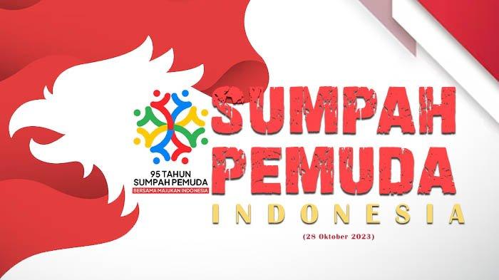 Poster ucapan selamat hari Sumpah Pemuda 2023.