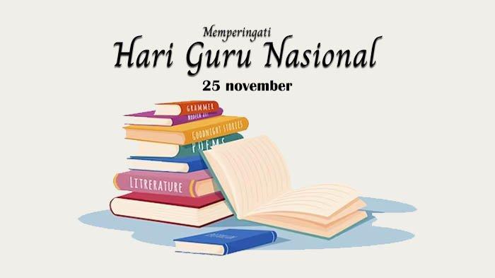 Poster ucapan selamat hari guru nasional 2023.