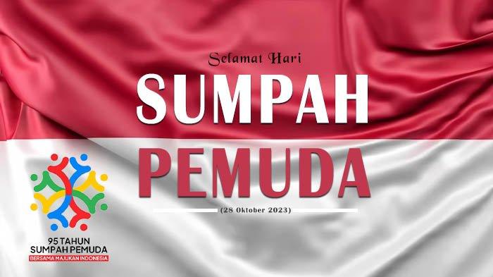 Poster ucapan selamat hari sumpah pemuda 2023.