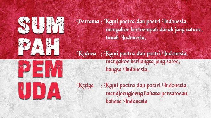 Poster ucapan selamat hari sumpah pemuda 2023.
