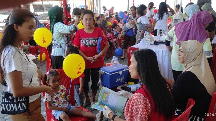Posyandu Alfamart di Kelurahan Singkil 1 Manado