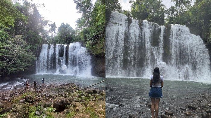 WISATA ALAM: Potret Air Terjun Kadadima, surga tersembunyi di Sangihe Sulut. Jadi spot favorit para wisatawan