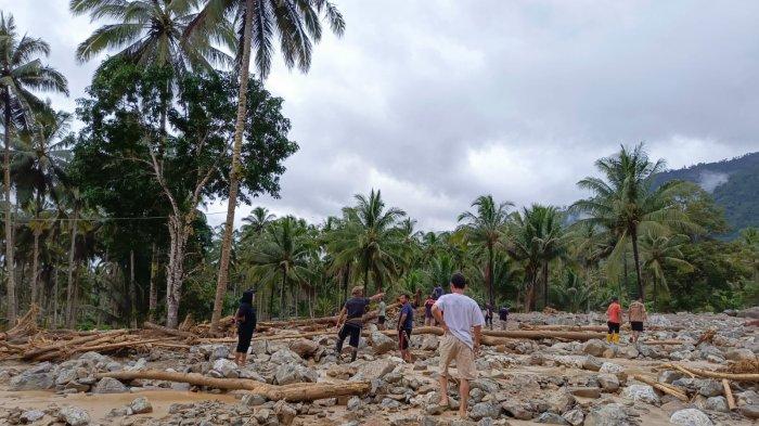 Potret dampak banjir yang terjadi di beberapa desa di Bolmong Sulawesi Utara