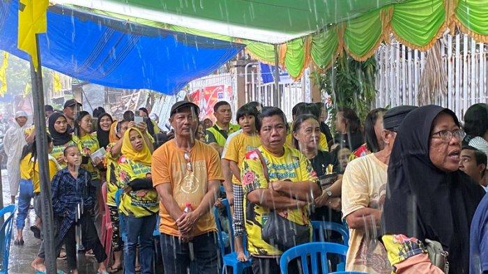 Potret kampanye Partai Golkar Sulut, Selasa (16/1/2024)