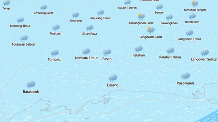Prakiraan Cuaca Minahasa Utara Hari Ini, BMKG Umumkan Wilayah Hujan