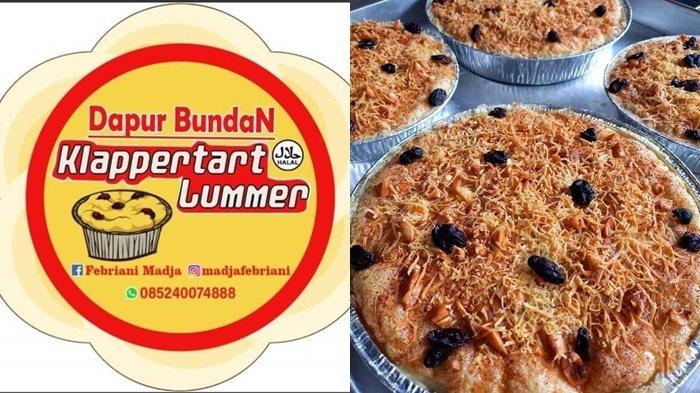Produk Klappertaart dari Dapur BundaN, Kota Manado, Sulawesi Utara.