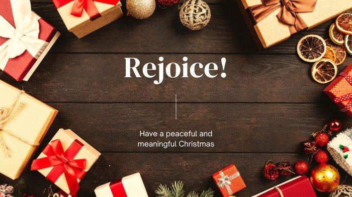 Poster ucapan selamat hari Natal dan Tahun Baru