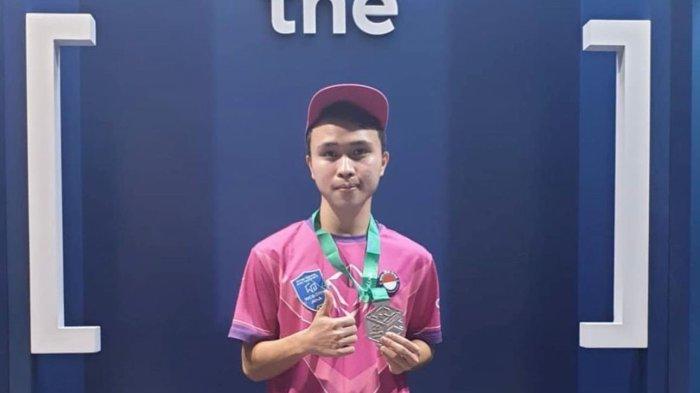 Ridel Yesaya Sumarandak, atlet e-Sports Indonesia yang menjadi salah satu calon siswa (Casis) Tamtama Polres Minahasa.