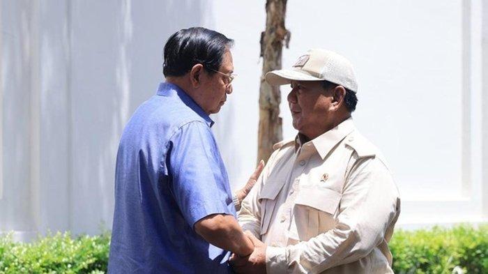 SBY bertemu Prabowo di Pacitan pada Sabtu (17/2/2024). 