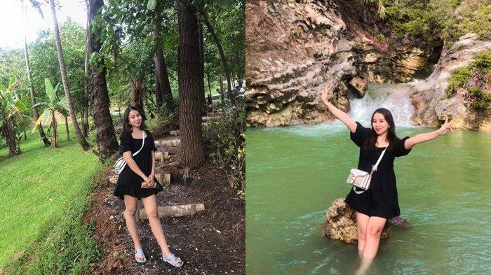 Salah satu pengunjung di Paletupan Mahwatu.