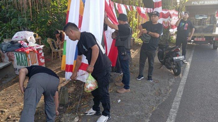 Satuan Polisi Pamong Praja melaksanakan penertiban diwilayah pasar Pinasungkulan Karombasan dan wilayah Kairagi Satu Manado
