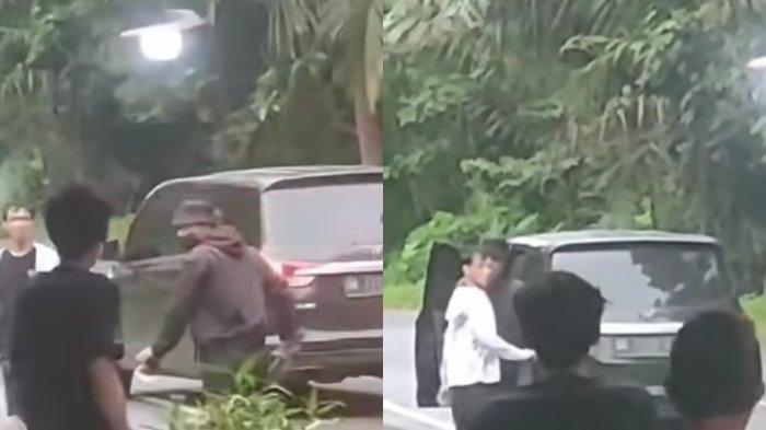 Screenshot sosial media kasus Doger di Desa Lelema, Kecamatan Tumpaan, Minahasa Selatan, Sulut.