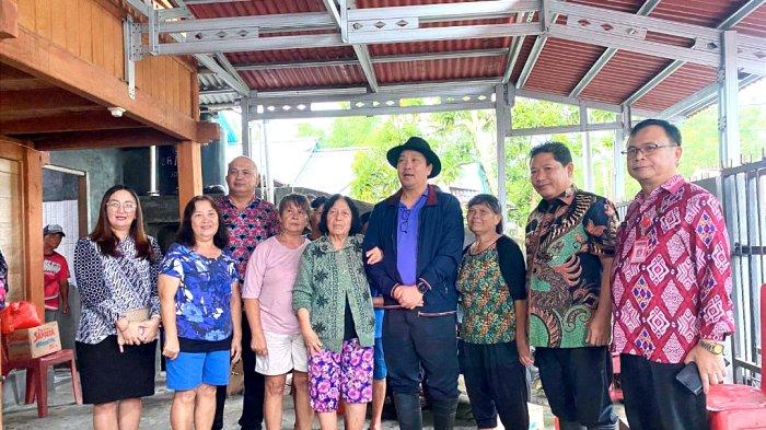 Sejumlah rumah warga di Kelurahan Roong, Kecamatan Tondano Barat, Minahasa tergenang air, akibat curah hujan yang terjadi di wilayah Kabupaten Minahasa, Kamis (4/7/2024).