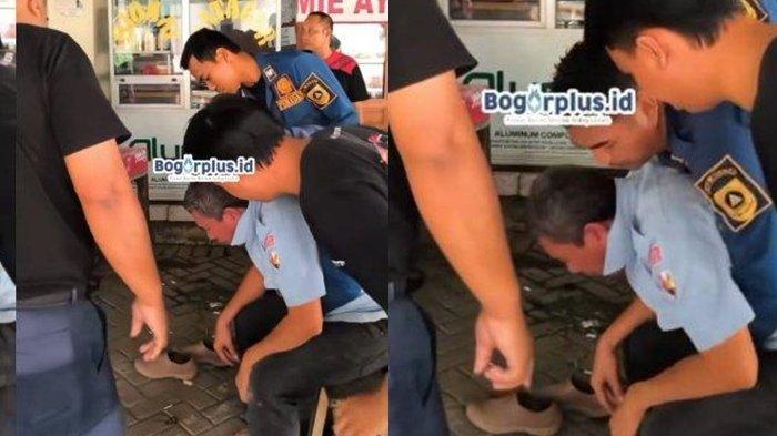 SELAMATKAN WARGA - Seorang pria hampir saja kehilangan nyawanya setelah tersedak bakso. Beruntung petugas damkar sigap menolong. Peristiwa ini terjadi di kantin Dinas Kependudukan dan Pencatatan Sipil (Disdukcapil) Kabupaten Bogor pada Kamis (26/6/2025).