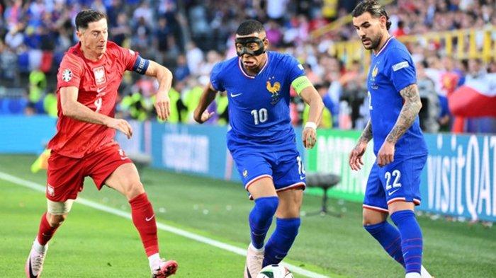 Skor Akhir Pertandingan di Grup D Euro 2024: Prancis vs Polandia 1-1.