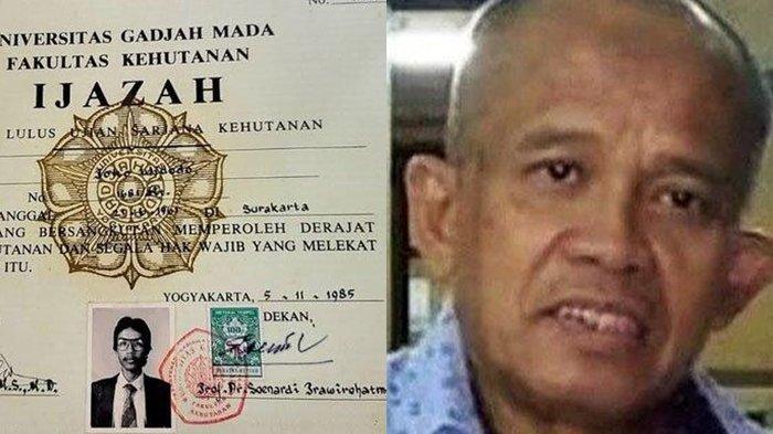 IJAZAH JOKOWI - Sosok Widodo (kanan) yang viral disebut pencetak ulang ijazah Jokowi pada tahun 2012 silam.