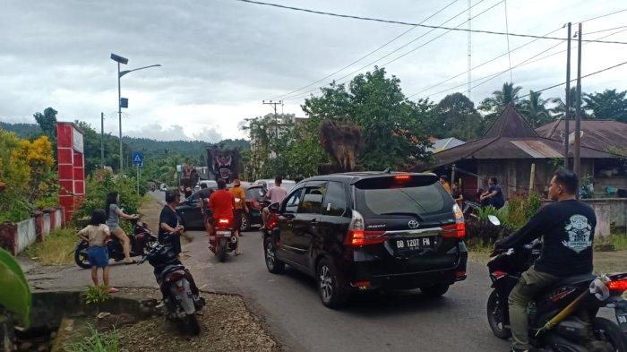 Suasana Pengucapan Syukur di desa Pondos Minsel Sulawesi Utara Minggu (9/7/2023)
